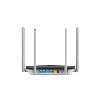 Router Wireless Mercusys AC12 - Switch 4 porte 10/100 - Wi-Fi Dual Band fino a 1200Mbps - 4 antenne per una copertura wireless estesa - Modem ADSL NON integrato