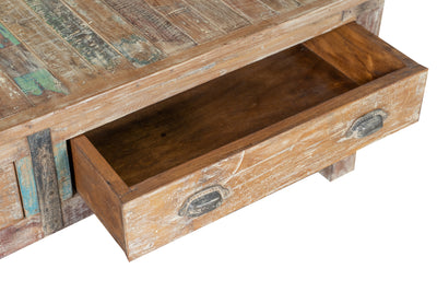 Biscottini Panchina in legno di teak riciclato dimensioni larghezza profondità Offerta