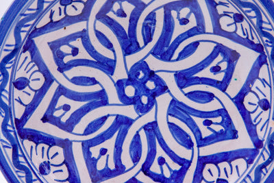 Biscottini Piatto in ceramica decorato a mano