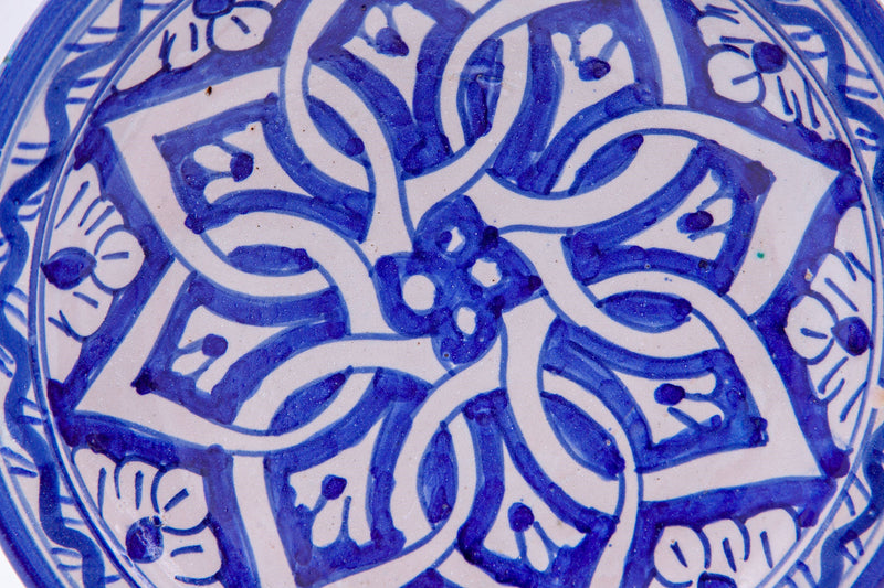 Biscottini Piatto in ceramica decorato a mano