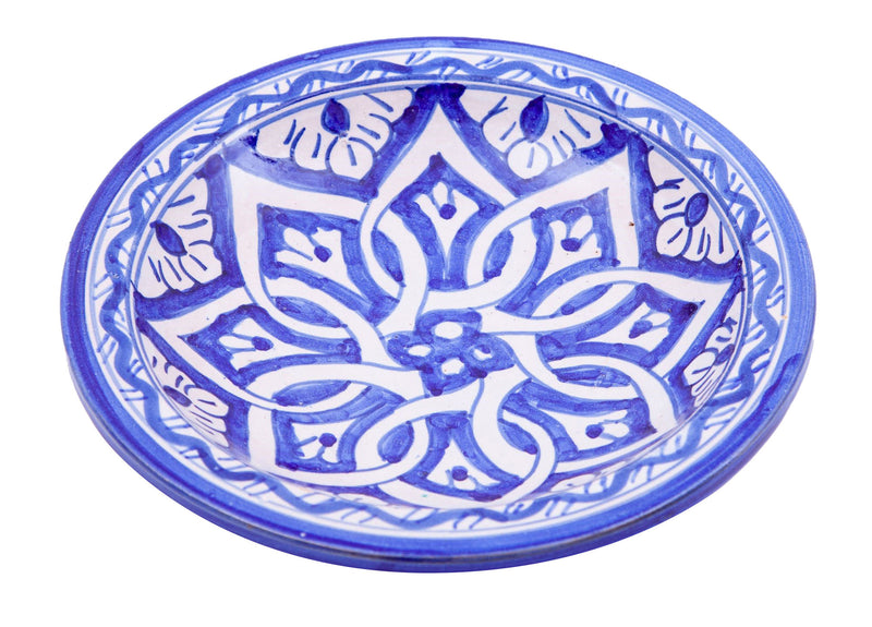 Biscottini Piatto in ceramica decorato a mano