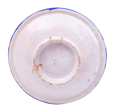 Biscottini Piatto in ceramica decorato a mano