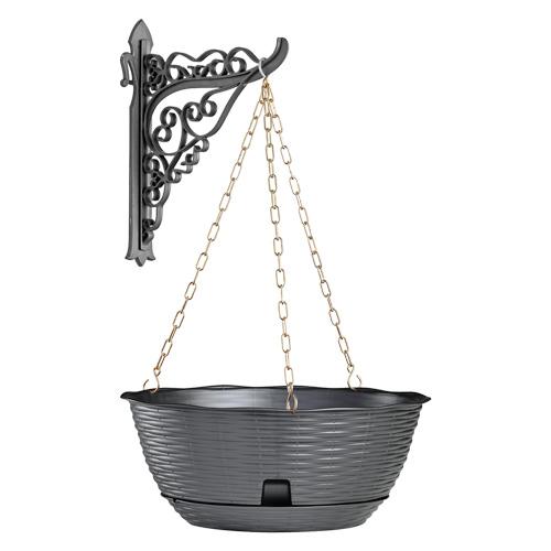 CIOTOLA VASO FIORIERA PER FIORI PAGLIA KIT APPENDIBILE  CM 30XH.13