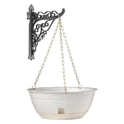 CIOTOLA VASO FIORIERA PER FIORI PAGLIA KIT APPENDIBILE  CM 30XH.13