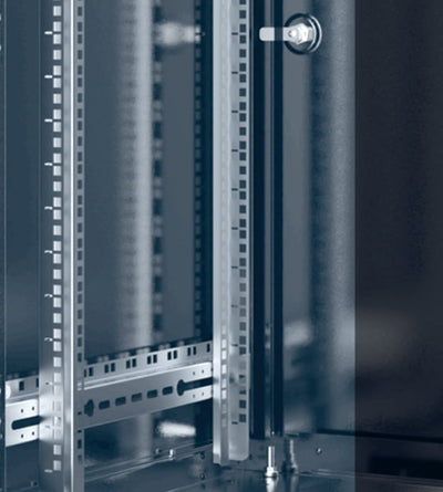 Armadio Rack 19'' 600x600 26 Unità Nero serie Easynet