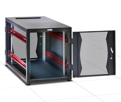 Armadio Server Rack 19'' 600x1000 14 Unita' Nero Flat Pack