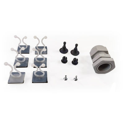 Box Ottico Versione Scorrevole 1U Senza Pannello Frontale Grigio