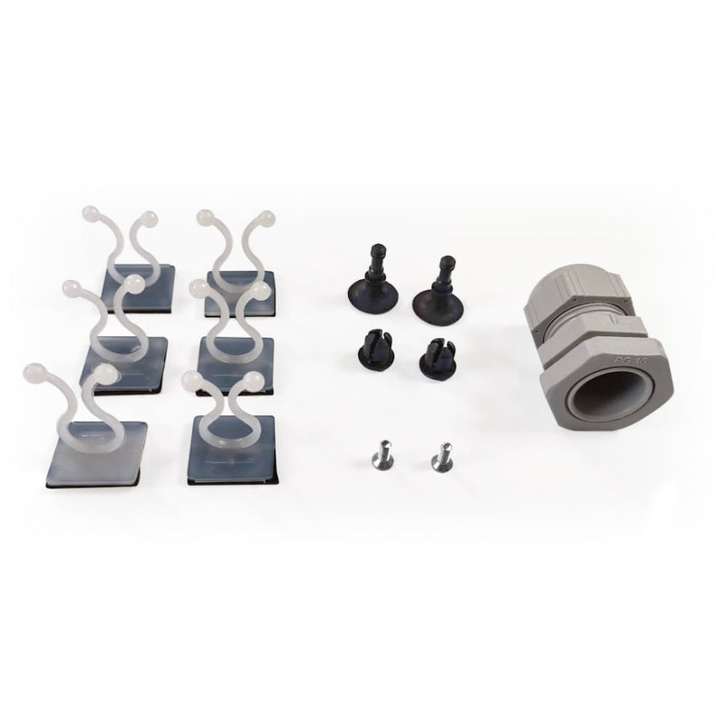 Box Ottico Versione Scorrevole 1U Senza Pannello Frontale Grigio