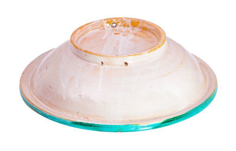 Biscottini Piatto in ceramica decorato a mano