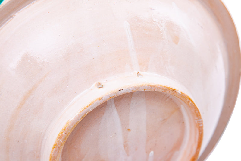 Biscottini Piatto in ceramica decorato a mano