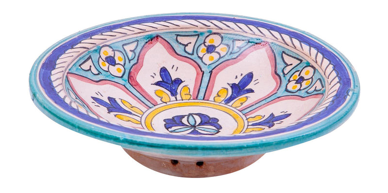 Biscottini Piatto in ceramica decorato a mano