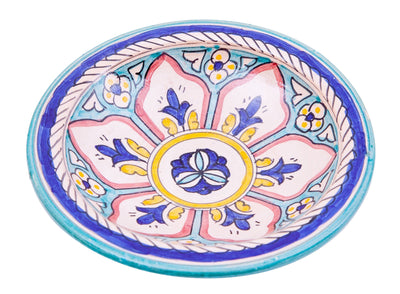 Biscottini Piatto in ceramica decorato a mano