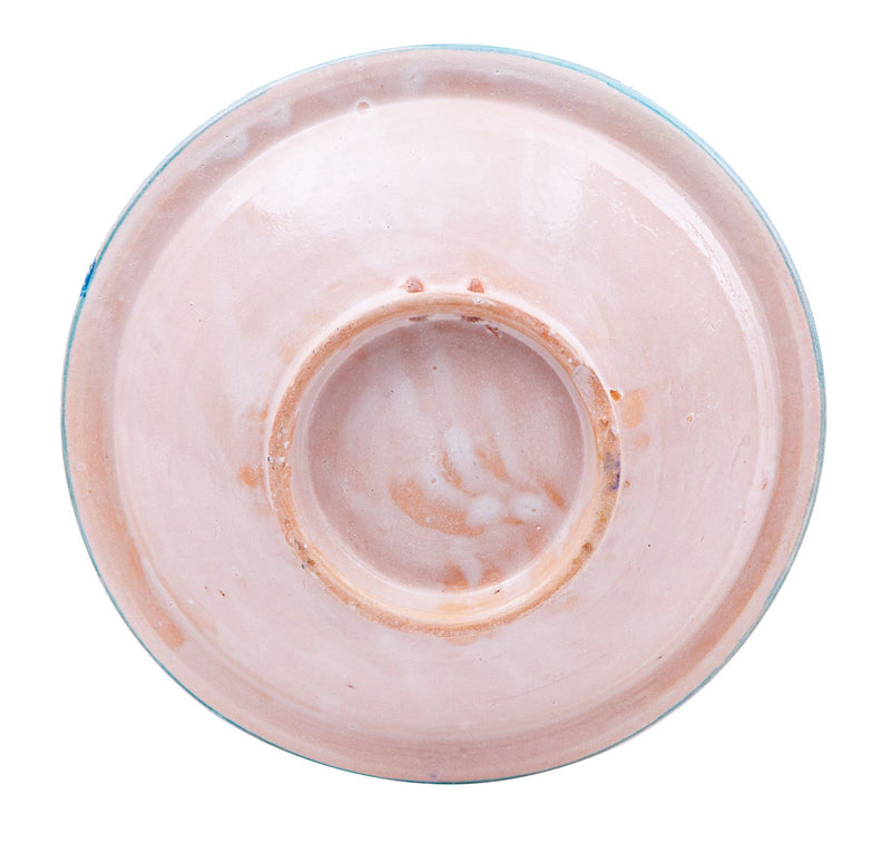 Biscottini Piatto in ceramica decorato a mano