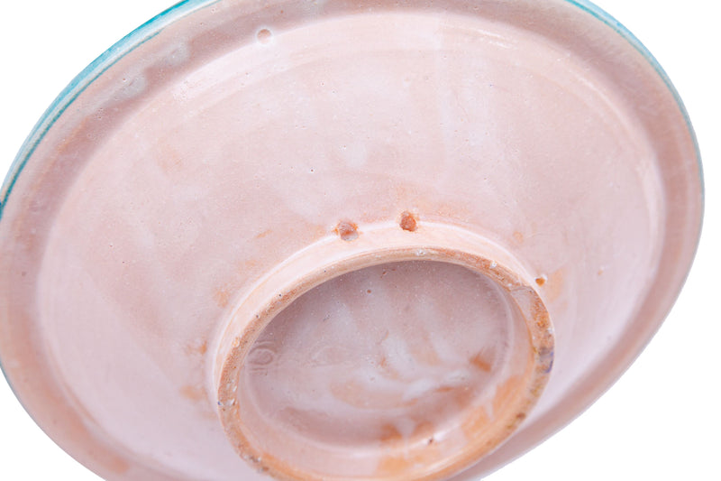 Biscottini Piatto in ceramica decorato a mano