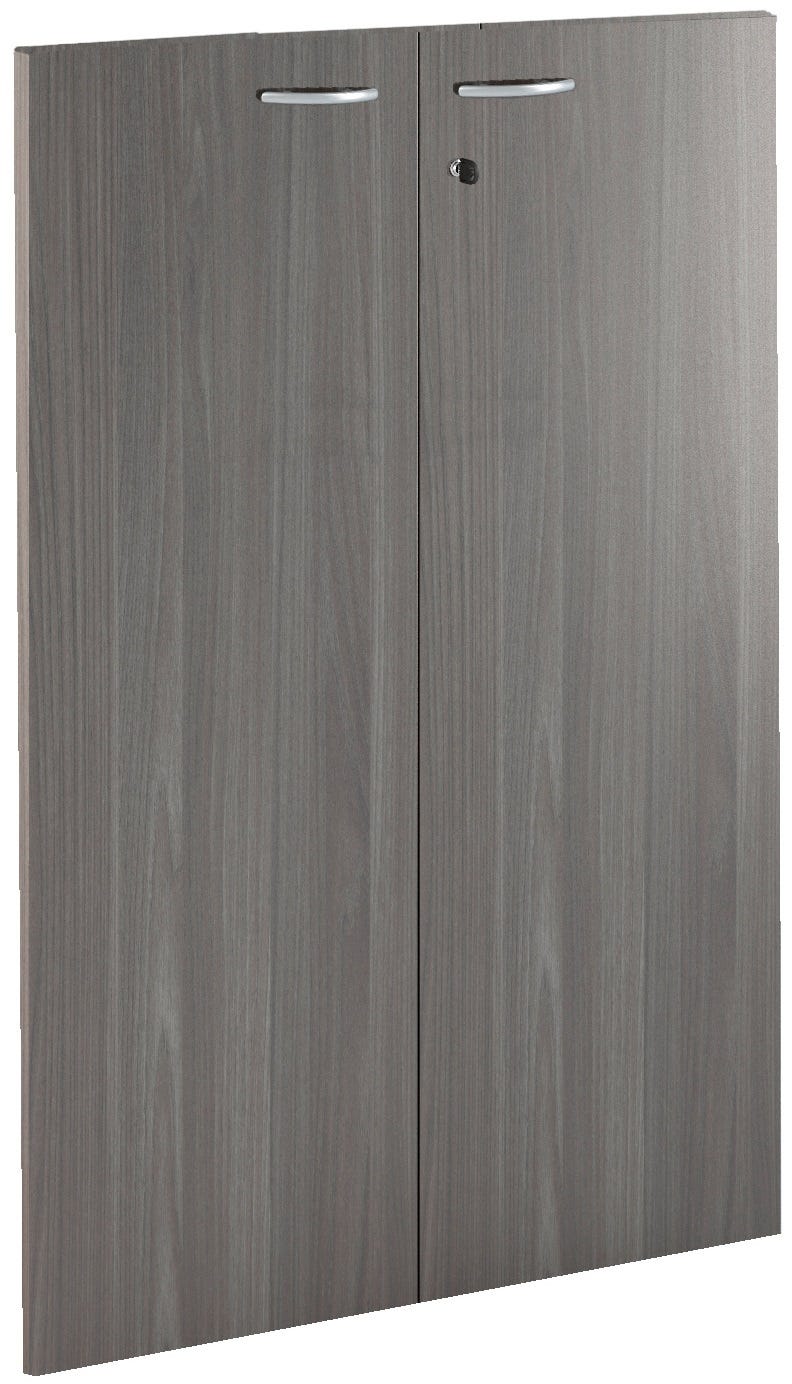 COPPIA DI ANTE ECO IN MELAMINICO PER MOBILE MEDIO CON SERRATURA CM. 80X115h