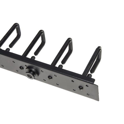 COPPIA PASSACAVI VERTICALI LINK LKORG1UV 1U CM ALTEZZA 86,5 NERO