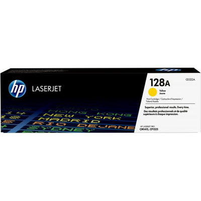 HP 128A - Giallo - originale - LaserJet - cartuccia toner (CE322A)