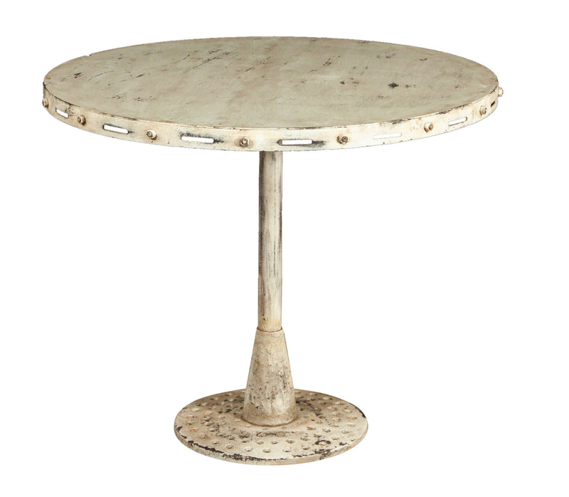 Biscottini TAVOLO PIEGHEVOLE IN FERRO BATTUTO FINITURA BIANCA ANTICATA dimensioni Offerta