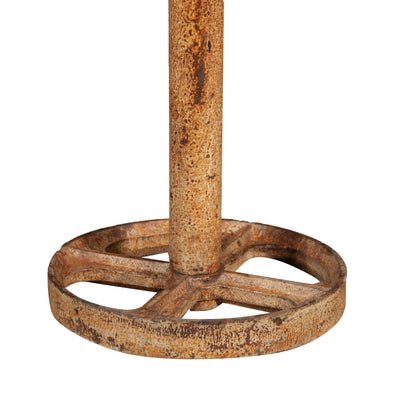 Biscottini TAVOLO IN FERRO BATTUTO FINITURA CREMA ANTICATA dimensioni lunghezza profondità