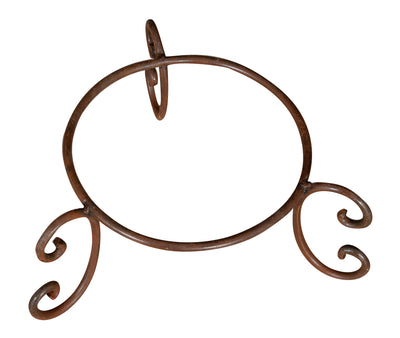 Biscottini BASE PORTAVASI IN FERRO BATTUTO pieno forgiato mano Offerta Speciale Qualità