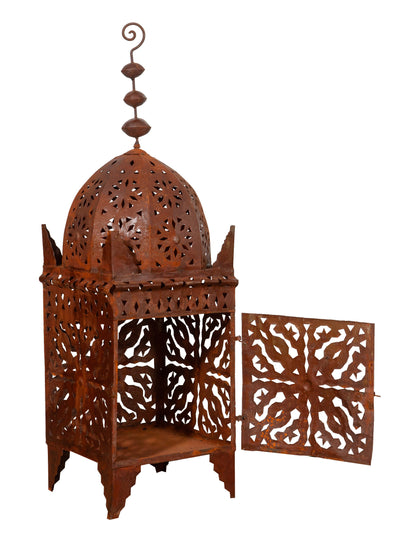 Biscottini Lanterna in ferro battuto traforato Originale traforata finitura Offerta