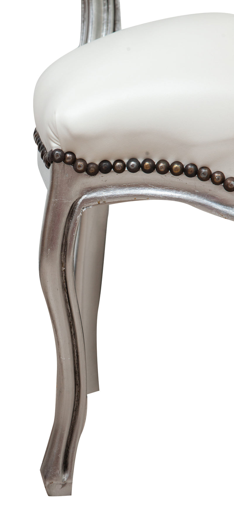 Biscottini Sedia stile francese Luigi XVI in legno massello di faggio poltroncina XVI,