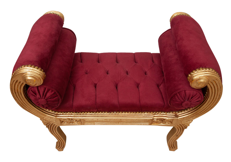 Biscottini Panchetta stile francese Luigi XVI in legno massello di faggio XVI, faggio,