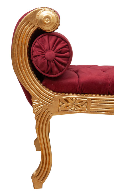 Biscottini Panchetta stile francese Luigi XVI in legno massello di faggio XVI, faggio,