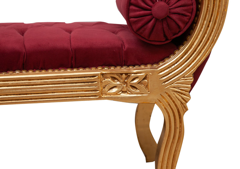 Biscottini Panchetta stile francese Luigi XVI in legno massello di faggio XVI, faggio,