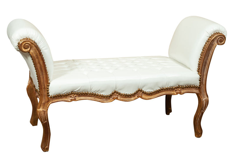 Biscottini Panchetta stile francese Luigi XVI in legno massello di faggio XVI, faggio,