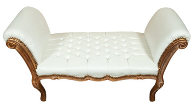 Biscottini Panchetta stile francese Luigi XVI in legno massello di faggio XVI, faggio,