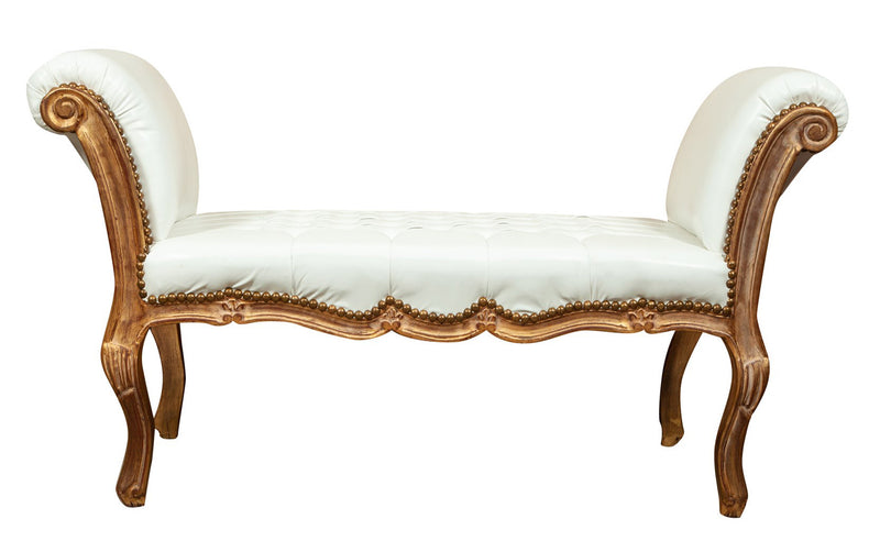 Biscottini Panchetta stile francese Luigi XVI in legno massello di faggio XVI, faggio,