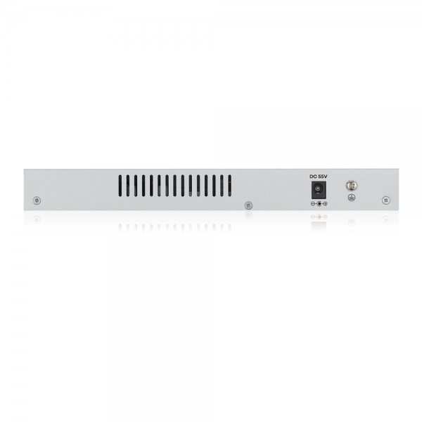 Zyxel GS1200-8HP v2 Gestito Gigabit Ethernet [10/100/1000] Supporto Power over Ethernet [PoE] Grigio (ZyXEL GS1200-8HP V2, 8 Port Gigabit PoE+ webmanaged Switch)