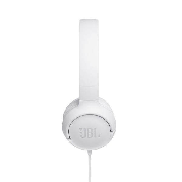 Cuffie Jbl Tune 500 - Cuffie SuprA-Aurali Con Cavo Con Microfono - Colore Bianco