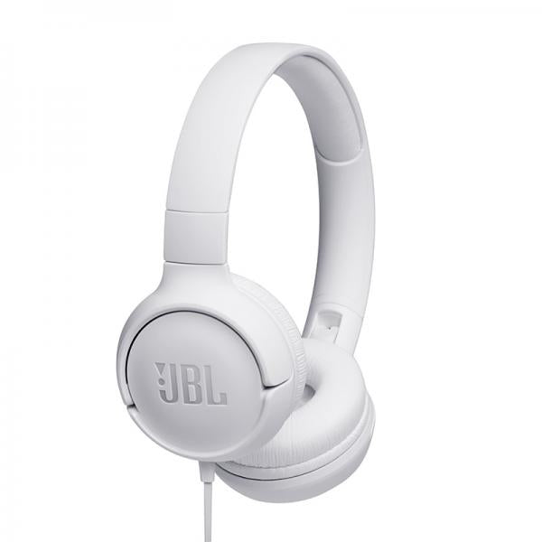 Cuffie Jbl Tune 500 - Cuffie SuprA-Aurali Con Cavo Con Microfono - Colore Bianco