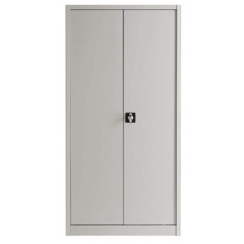 Armadio ad ante battenti per archiviazione con 4 ripiani regolabili rinforzati cm. 120x60x200H