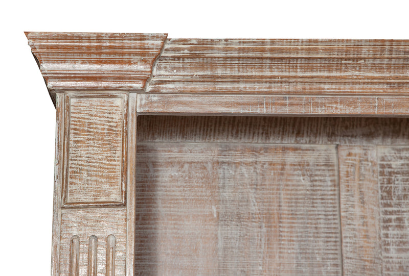 Biscottini Libreria in legno massello decapato Shabby Solida robusta espositore Offerta