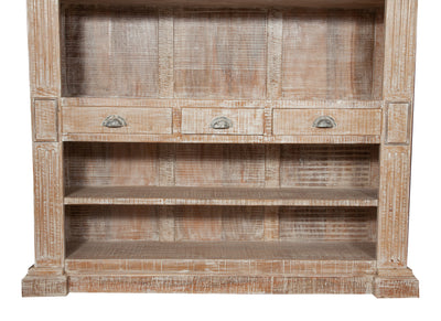 Biscottini Libreria in legno massello decapato Shabby Solida robusta espositore Offerta