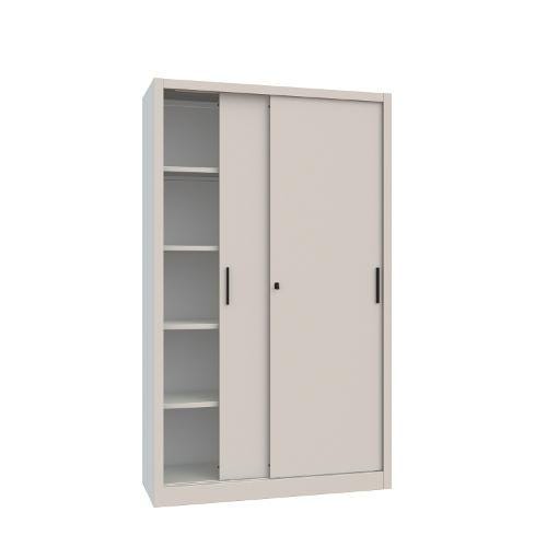 Armadio archiviazione da ufficio in metallo verniciato di vari colori cm. 150x37,5x200H