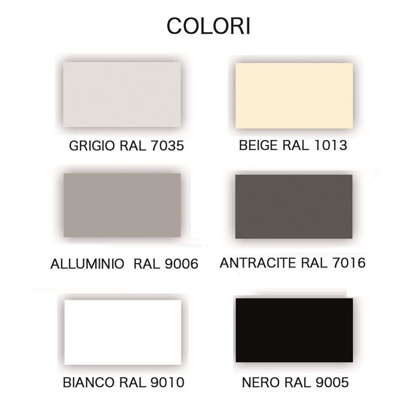 Armadio basso sopralzo di metallo verniciato con piani interni regolabili in altezza cm. 150x60x85H