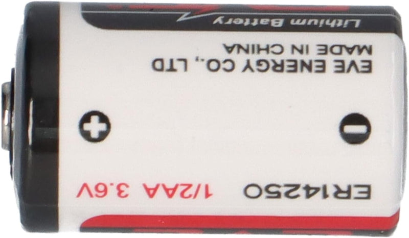 Batterie EVE 14250 mezzastilo 1/2 AA ER14250 3.6V 1200 mAh Li-SOCL2 al litio e bicloruro di tionile sensore 5 Pezzi