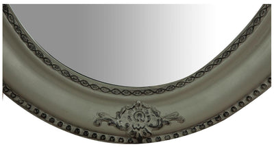 Biscottini Specchiera da appendere verticale/orizzontale L54xPR4xH64 cm finitura grigio anticato.