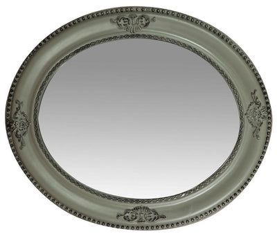 Biscottini Specchiera da appendere verticale/orizzontale L54xPR4xH64 cm finitura grigio anticato.