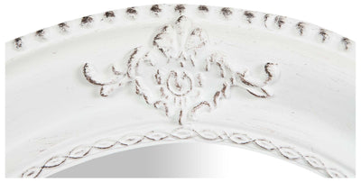 Biscottini Specchiera da appendere verticale/orizzontale L54xPR4xH64 cm. finitura bianco anticato