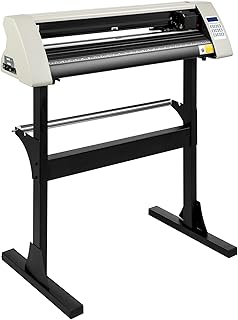VEVOR 720 mm Vinyl Cutter 28 Inch Vinyl Cutter Plotter Machine White Vinyl Cutting Plotter 630 mm Cutting Width Cutting Plotter Device Cutter Plotter with Stand