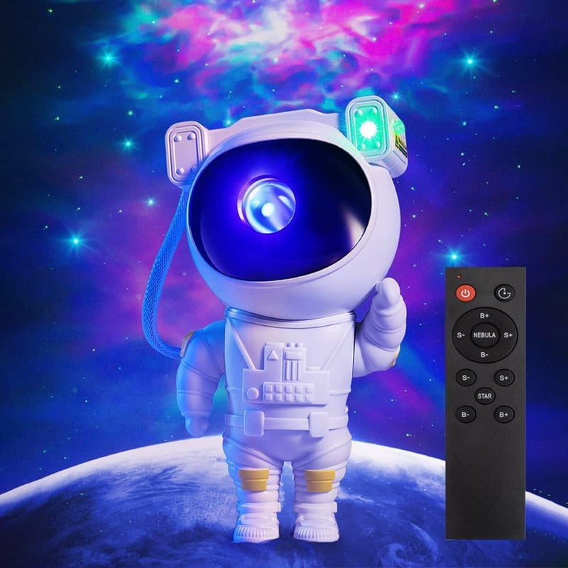 Proiettore a stella, luce notturna Galaxy, lampadario a nebbia astronauta LED con timer e telecomando, camera da letto, Natale, San Valentino e altri regali per adulti e bambini.