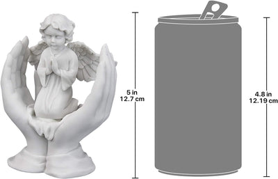 Design Toscano Statua in Marmo Sintetico Preghiere di Un Angelo