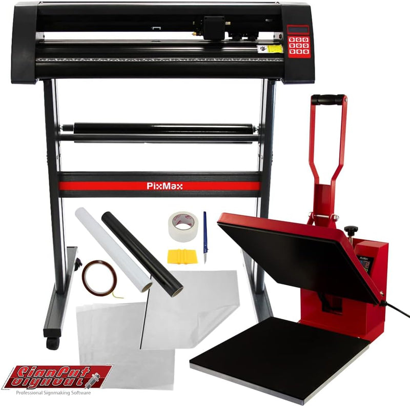 - Plotter da Taglio Vinile 72cm & Pressa a Caldo per Sublimazione su Magliette