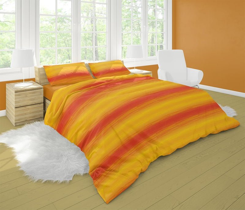 Dorian Home Completo Letto Singolo, Set Completo lenzuola, Lenzuola Letto Singolo 100% Cotone 90x200 cm, Lenzuolo Sotto, Lenzuolo Sopra e Una Federa, Made in Italy, Smeralda Arancio