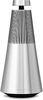 Bang & Olufsen Beosound 2 (3rd Gen) - Elegant and Powerful WiFi Home Speaker with 360 Degree Room-Filling Sound, Standing or Shelf Speaker Made of High-Quality Aluminium - Natural